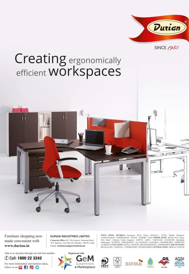 Durian Office Furniture Maelove Creating Ergonomically Efficient Workes Durian Rh Slideshare Net Office Furniture Catalogue Pdf
